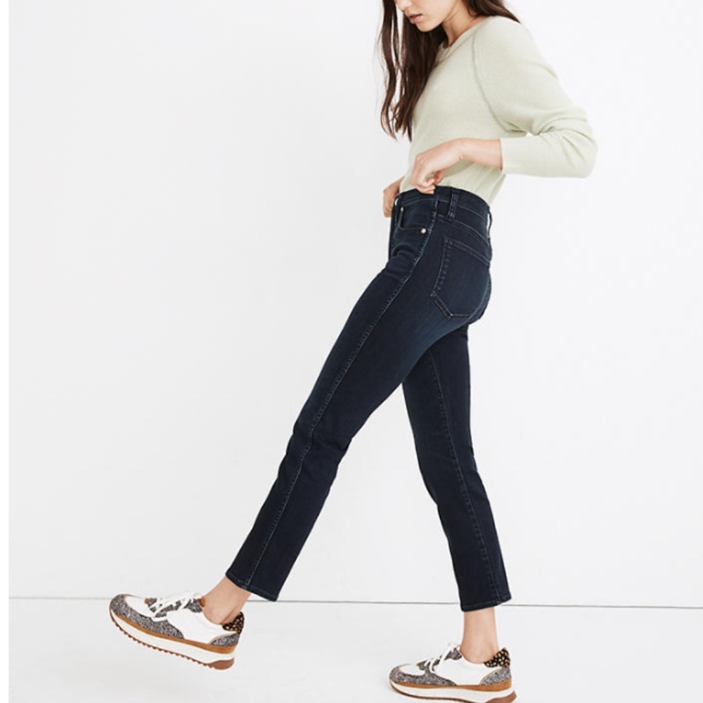 Madewell Petite Stovepipe Jeans: Macintosh wash